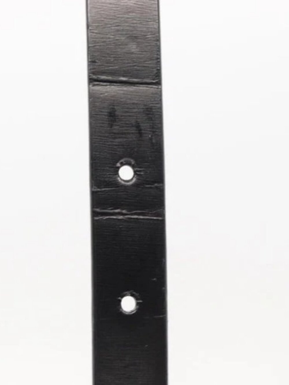 LOUIS VUITTON Ceinture Carre Belt Leather 37"" Black LV Auth ka1715 - Picture 8 of 11